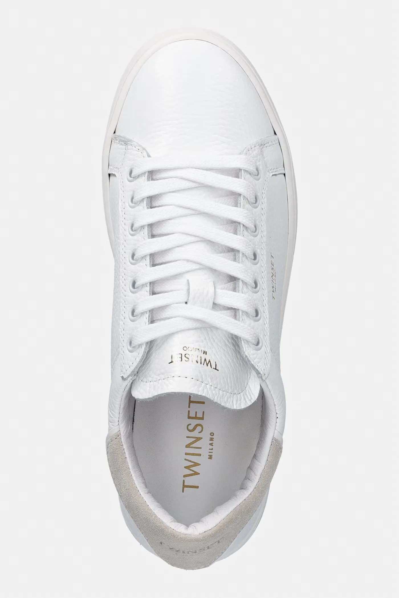 Женские кожаные кроссовки - фото 4