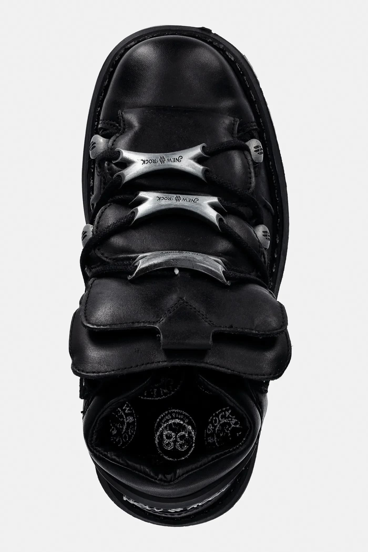 Кроссовки CRUST NEGRO, REACTOR NEGRO E14 casco CON кожаные - фото 4