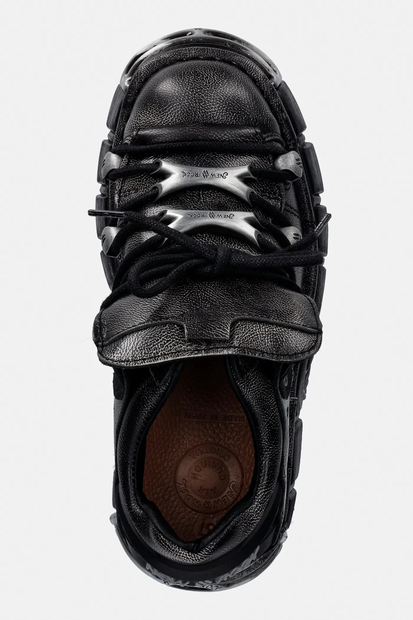 PULIK OLD ARENA TOWER NEGRO ACERO + более поздние кожаные кроссовки - фото 4