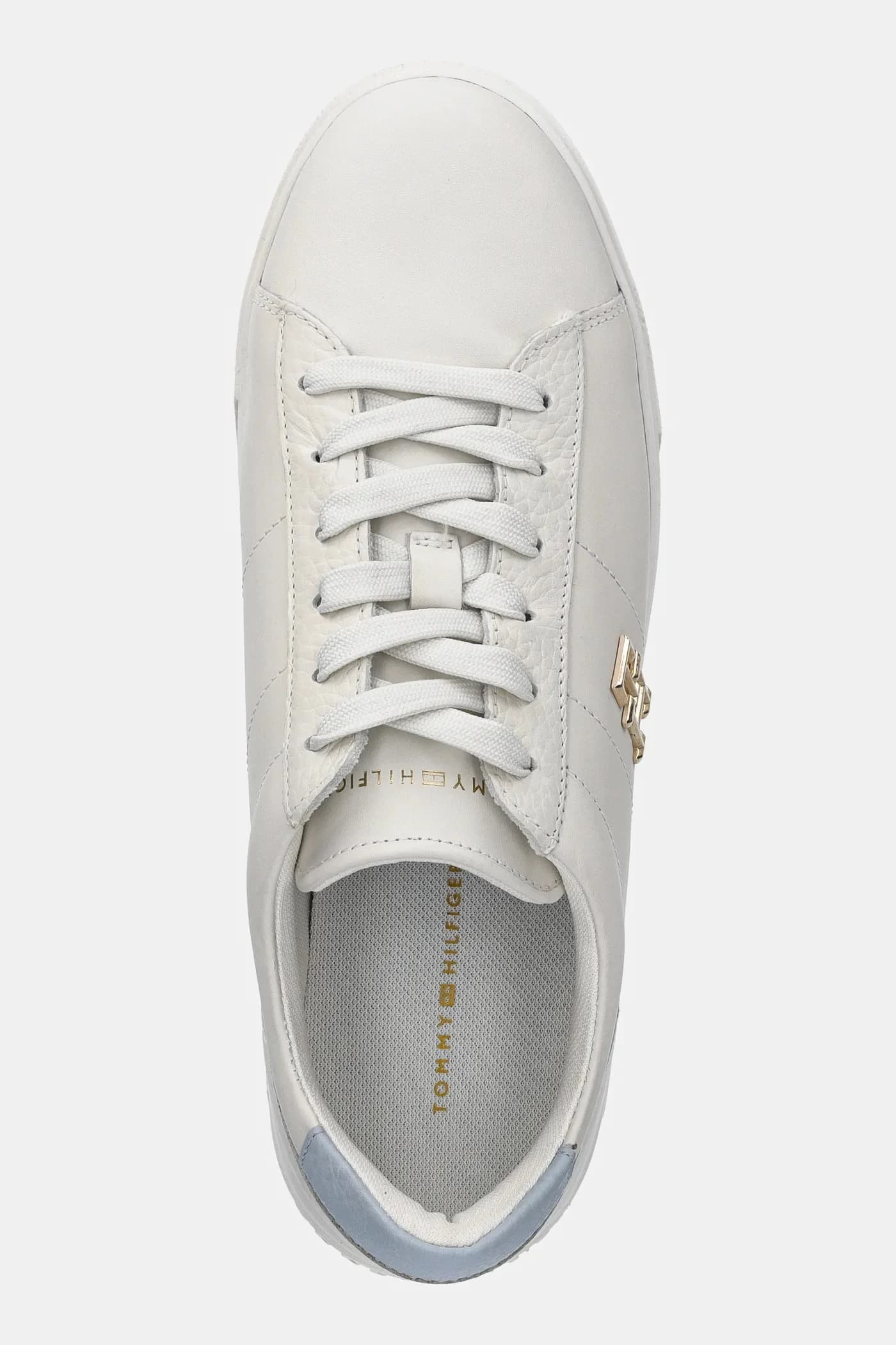 кожаные кроссовки PLATFORM COURT SNEAKER - фото 4