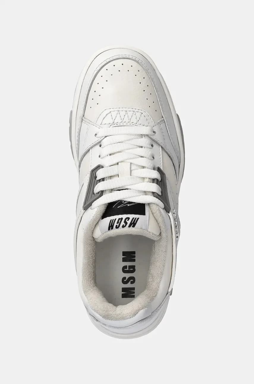 Кожаные кроссовки - фото 4