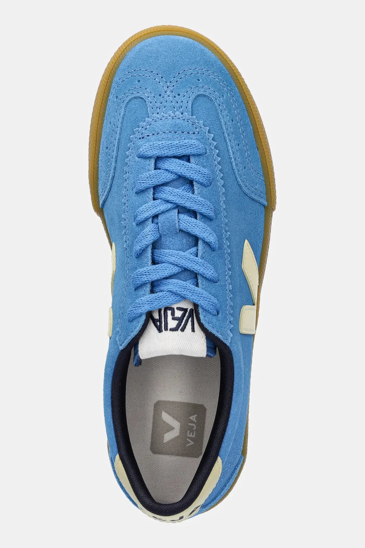 кроссовки Volley замшевые - фото 4