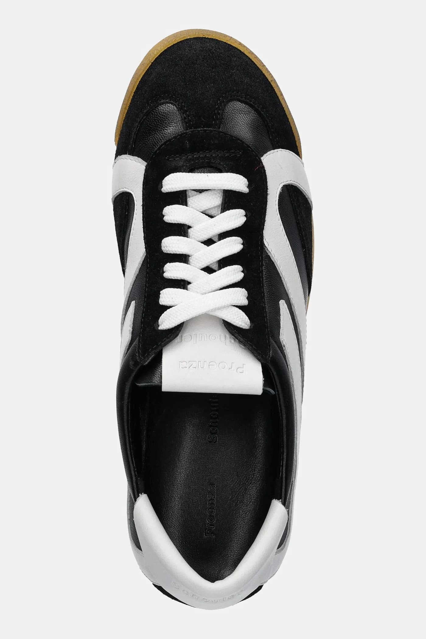 спортивные кожаные кроссовки - фото 4