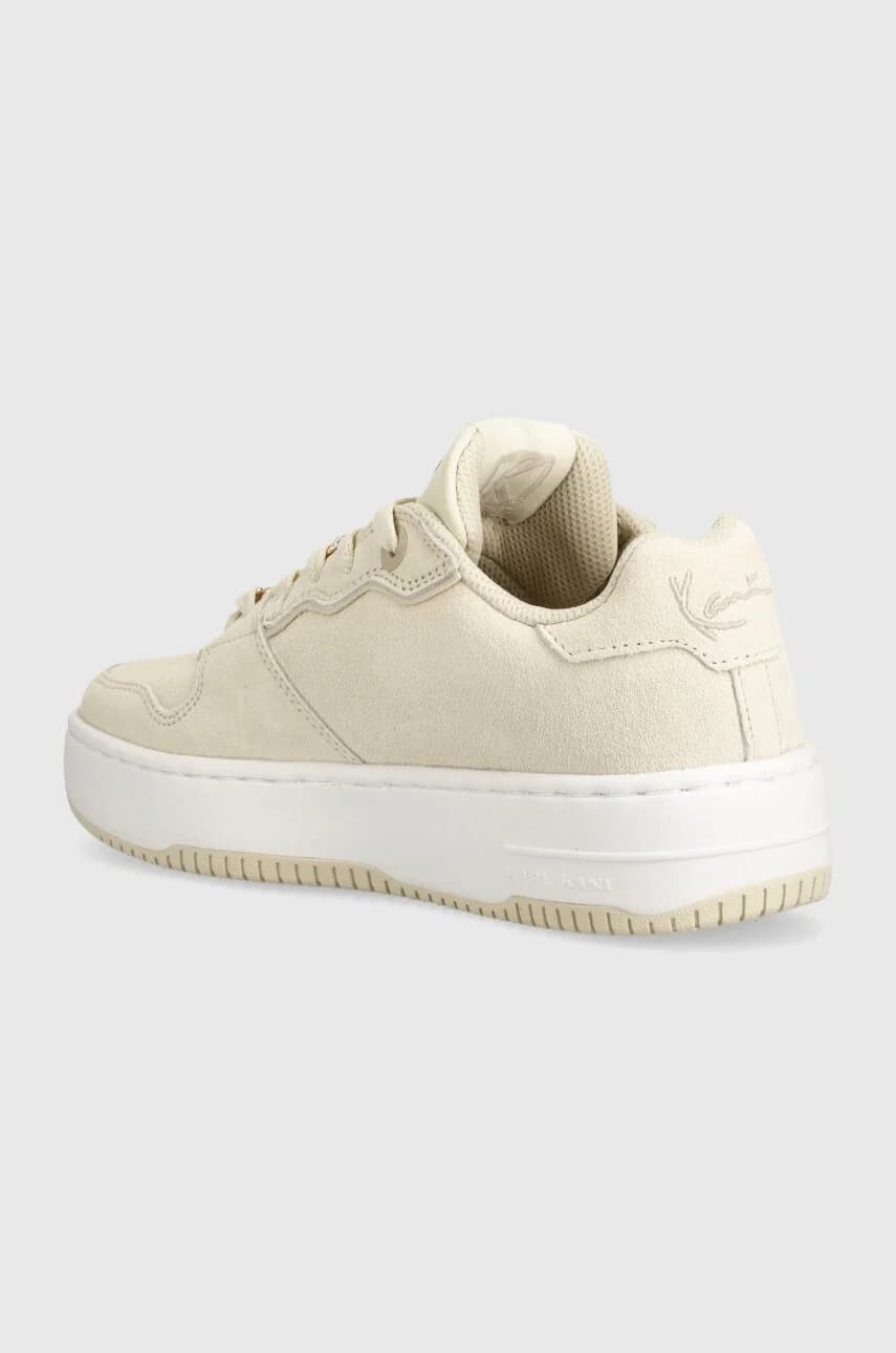 Замшевые кроссовки 89 с логотипом PRM - фото 3