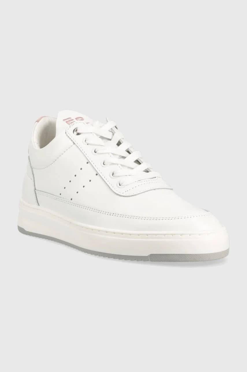Кожаные кроссовки Low Top Bianco - фото 2