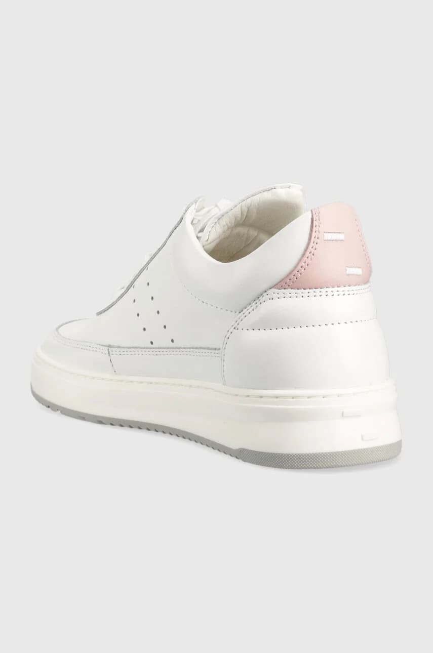 Кожаные кроссовки Low Top Bianco - фото 3