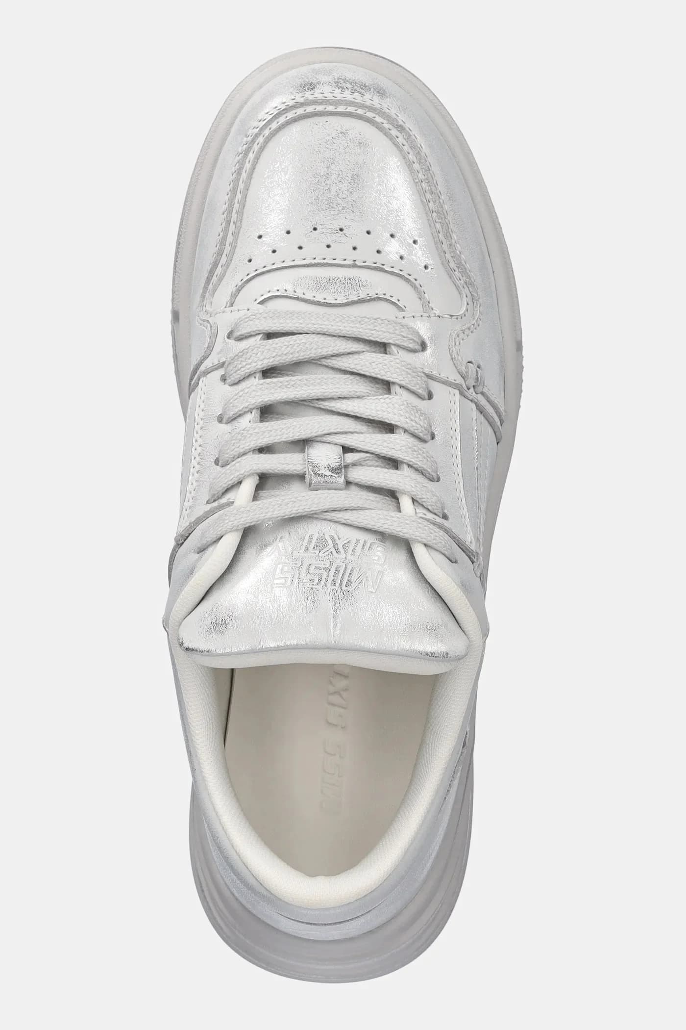 Кожаные кроссовки - фото 4