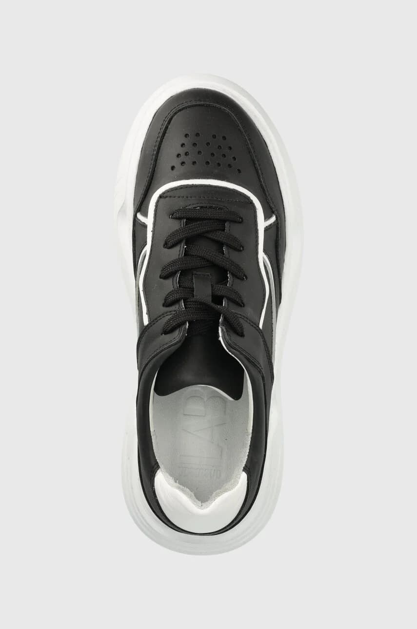 Кожаные кроссовки - фото 4