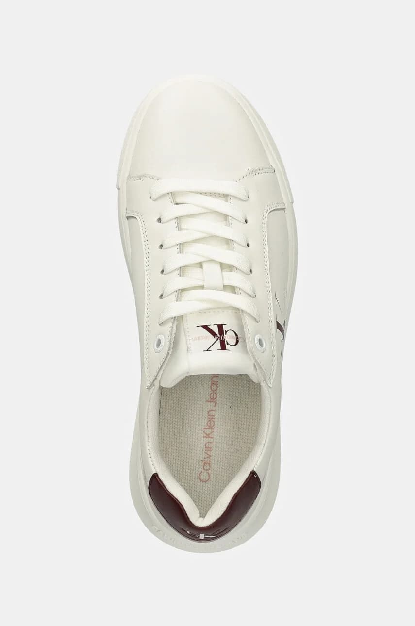 Кожаные кроссовки YW0YW00823 CHUNKY CUPSOLE MONOLOGO W - фото 4