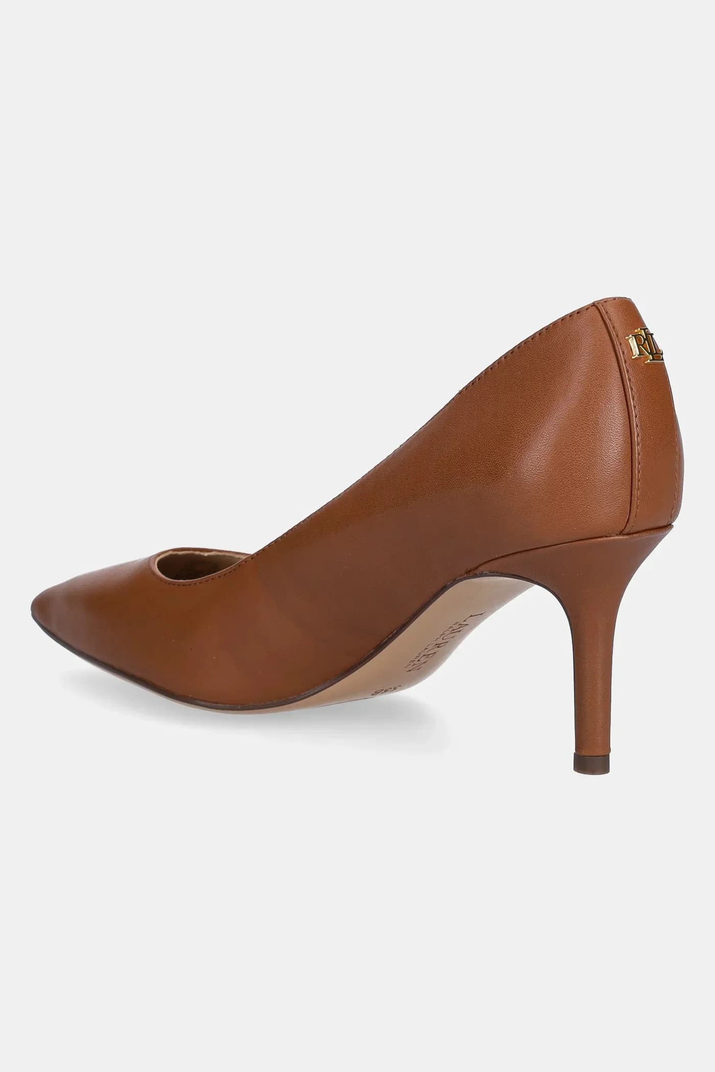 Кожаные туфли Lanette на высоком каблуке - фото 3