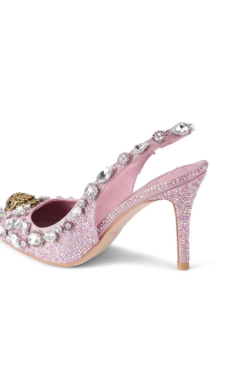 туфли Belgravia C на высокой шпильке с ремешком - фото 5