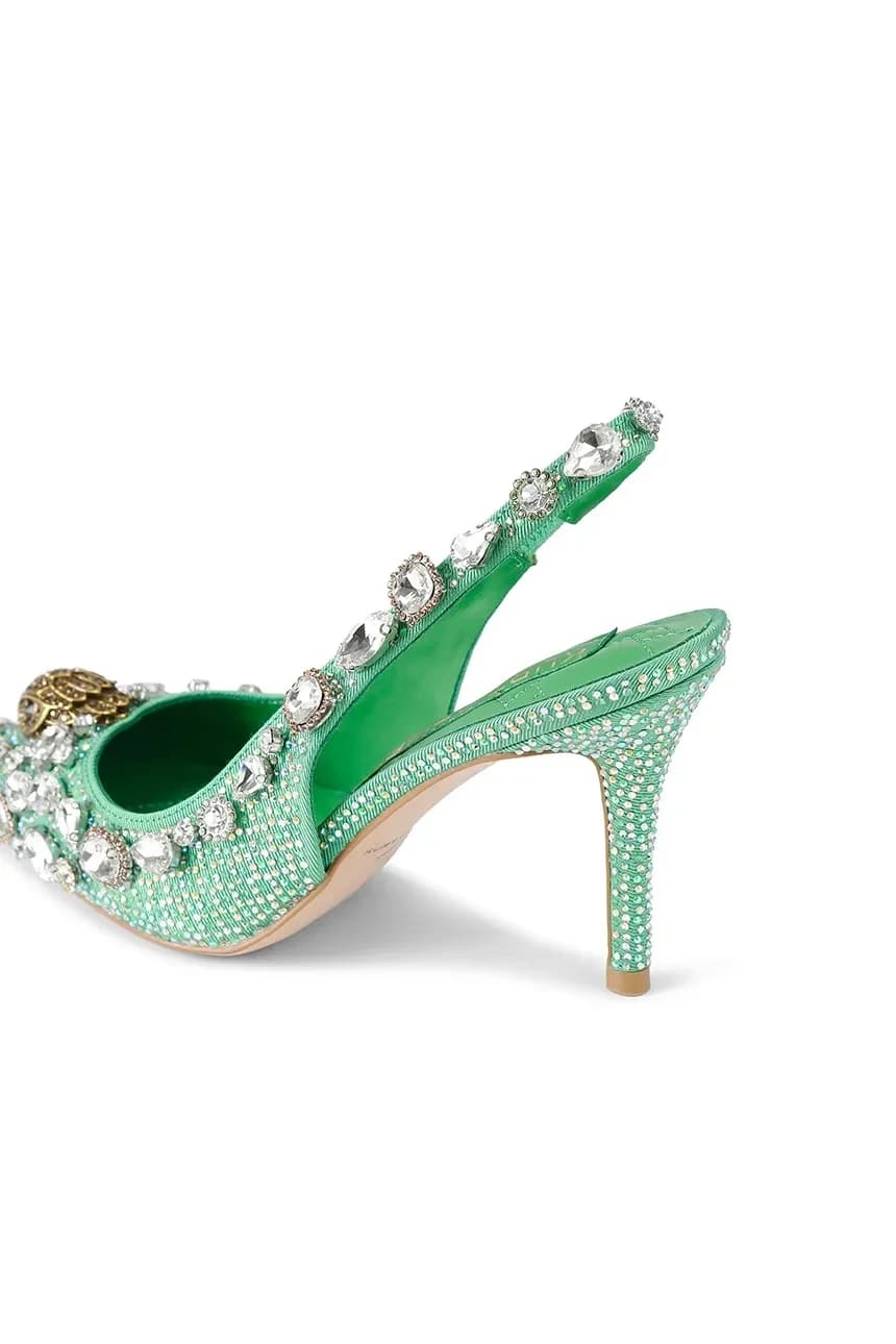 туфли Belgravia C на высокой шпильке с ремешком - фото 5