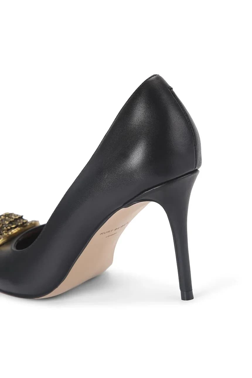 Кожаные высокие каблуки Chelsea с круглым носком Court - фото 5