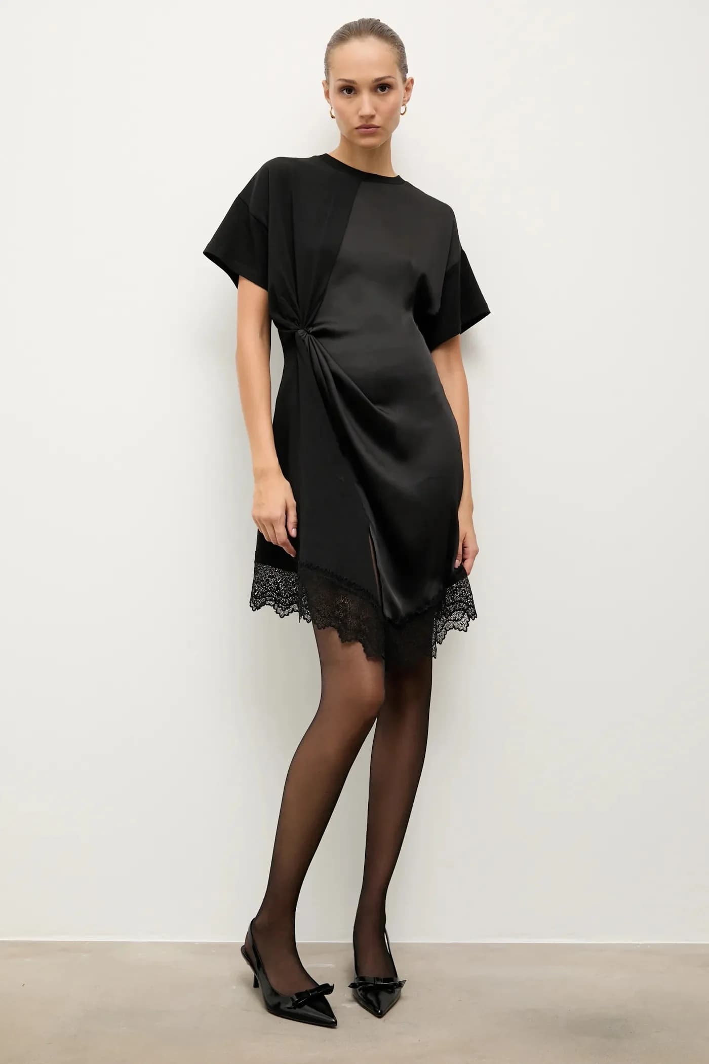 Кожаные туфли на высоком каблуке - фото 6