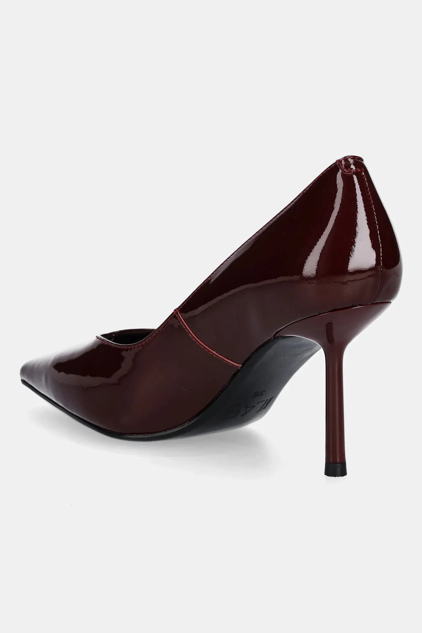 Кожаные туфли на высоком каблуке - фото 4