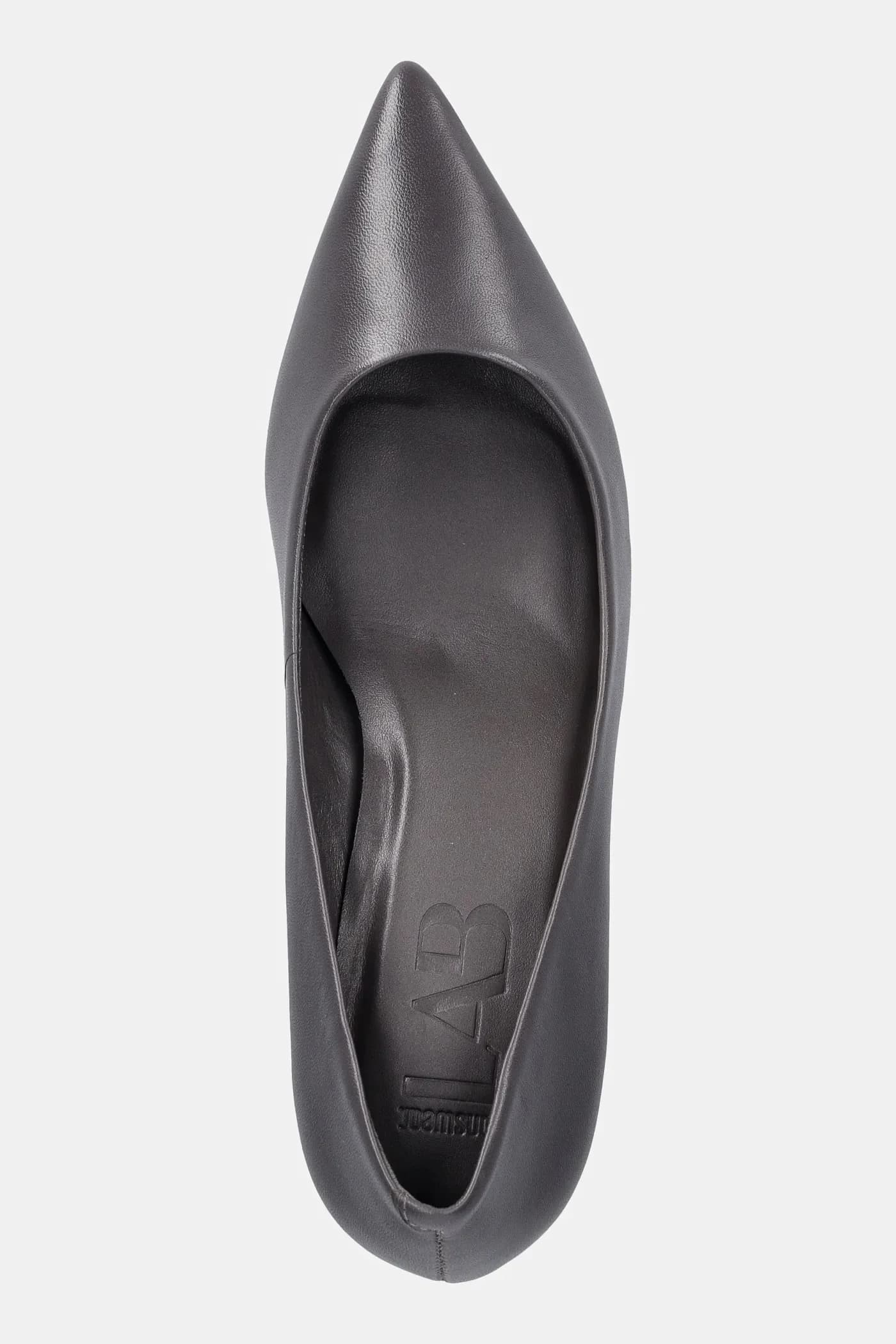 Кожаные туфли на высоком каблуке - фото 5