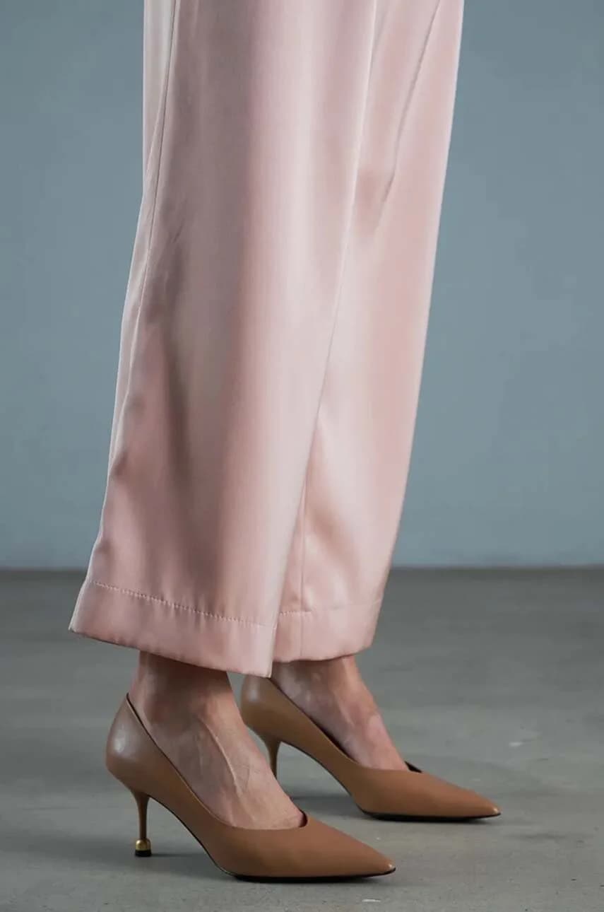 Кожаные туфли Pola на высоком каблуке - фото 6