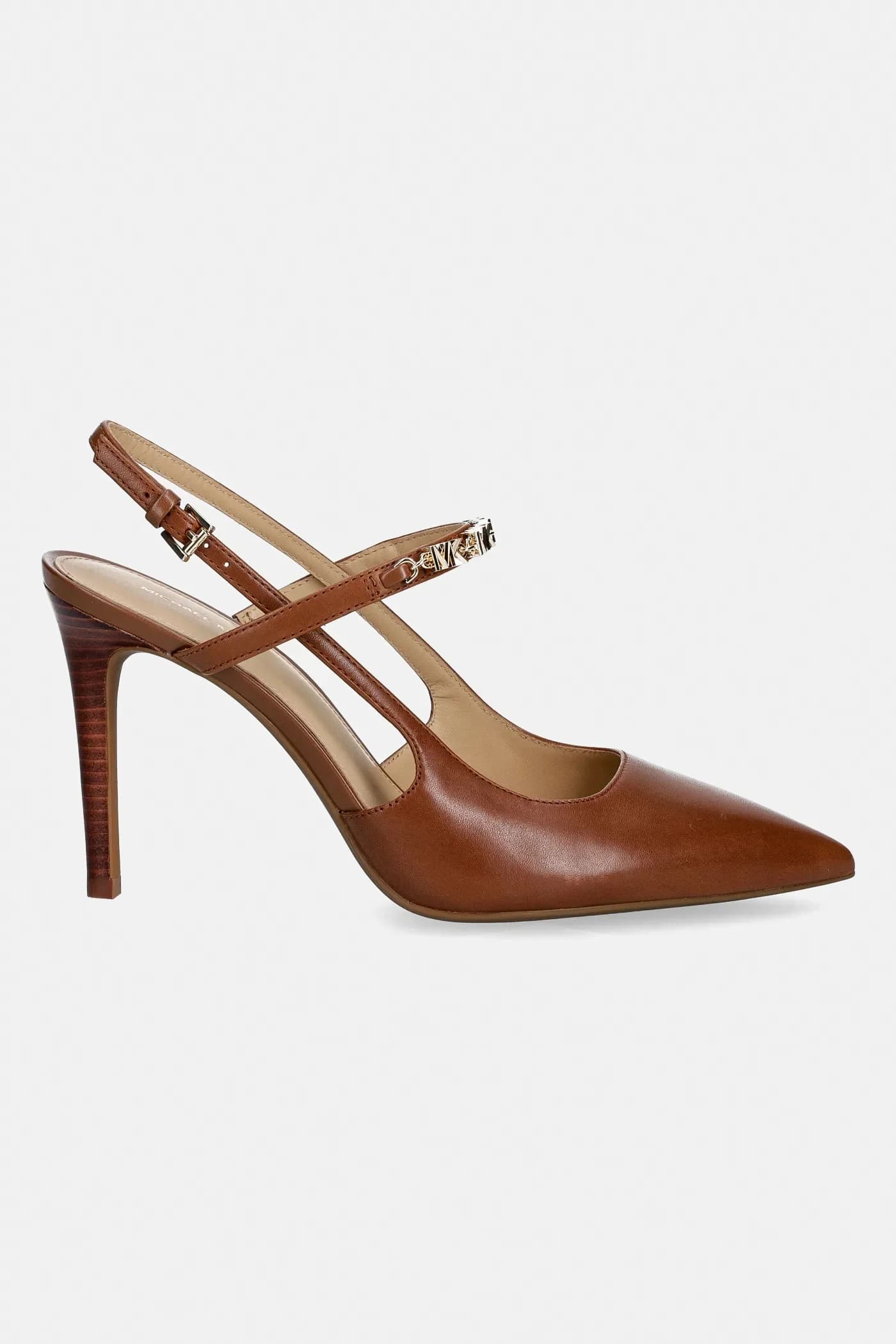 Туфли-лодочки Dina Flex с высокими ремешками из кожи на каблуке - фото 2