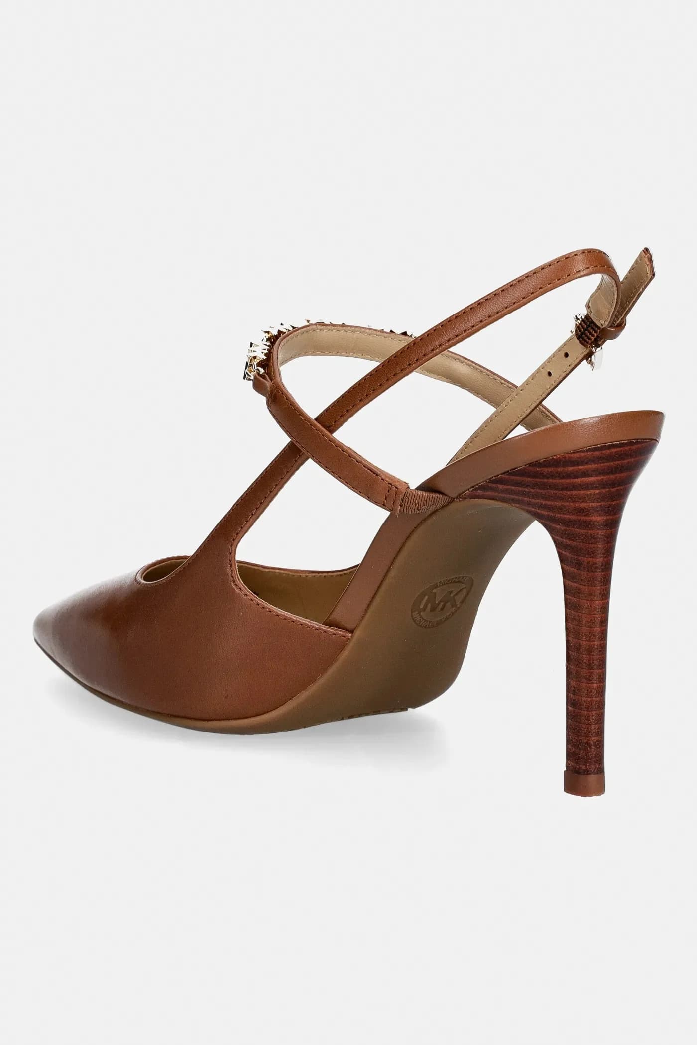 Туфли-лодочки Dina Flex с высокими ремешками из кожи на каблуке - фото 3