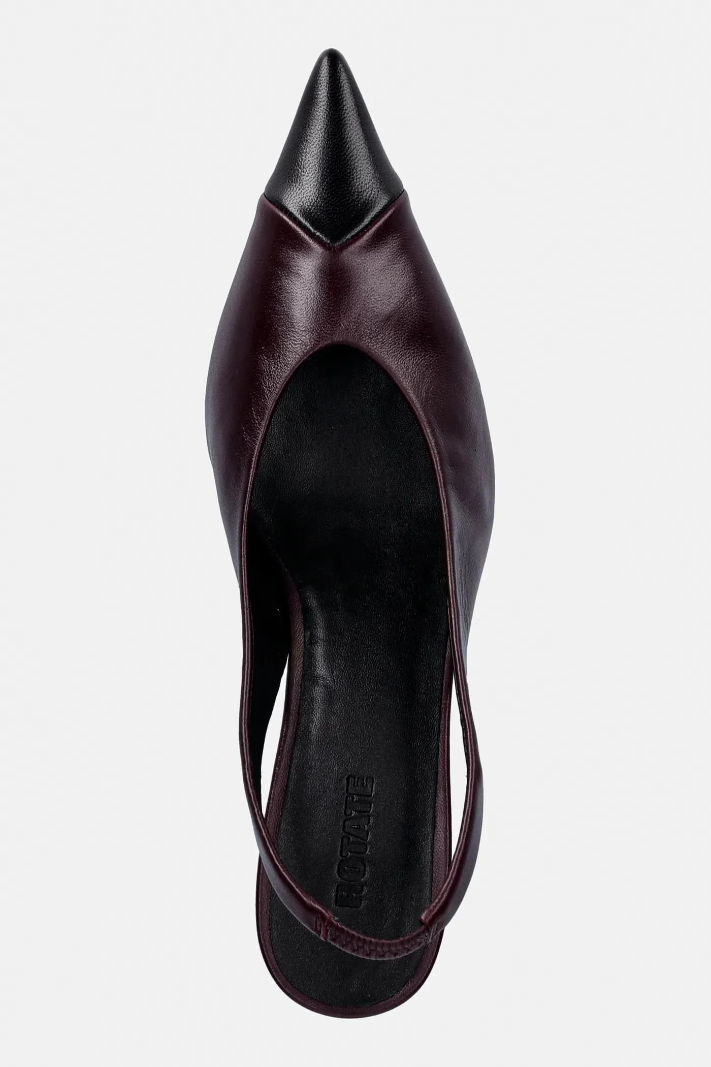 Кожаные туфли на высоком каблуке - фото 4