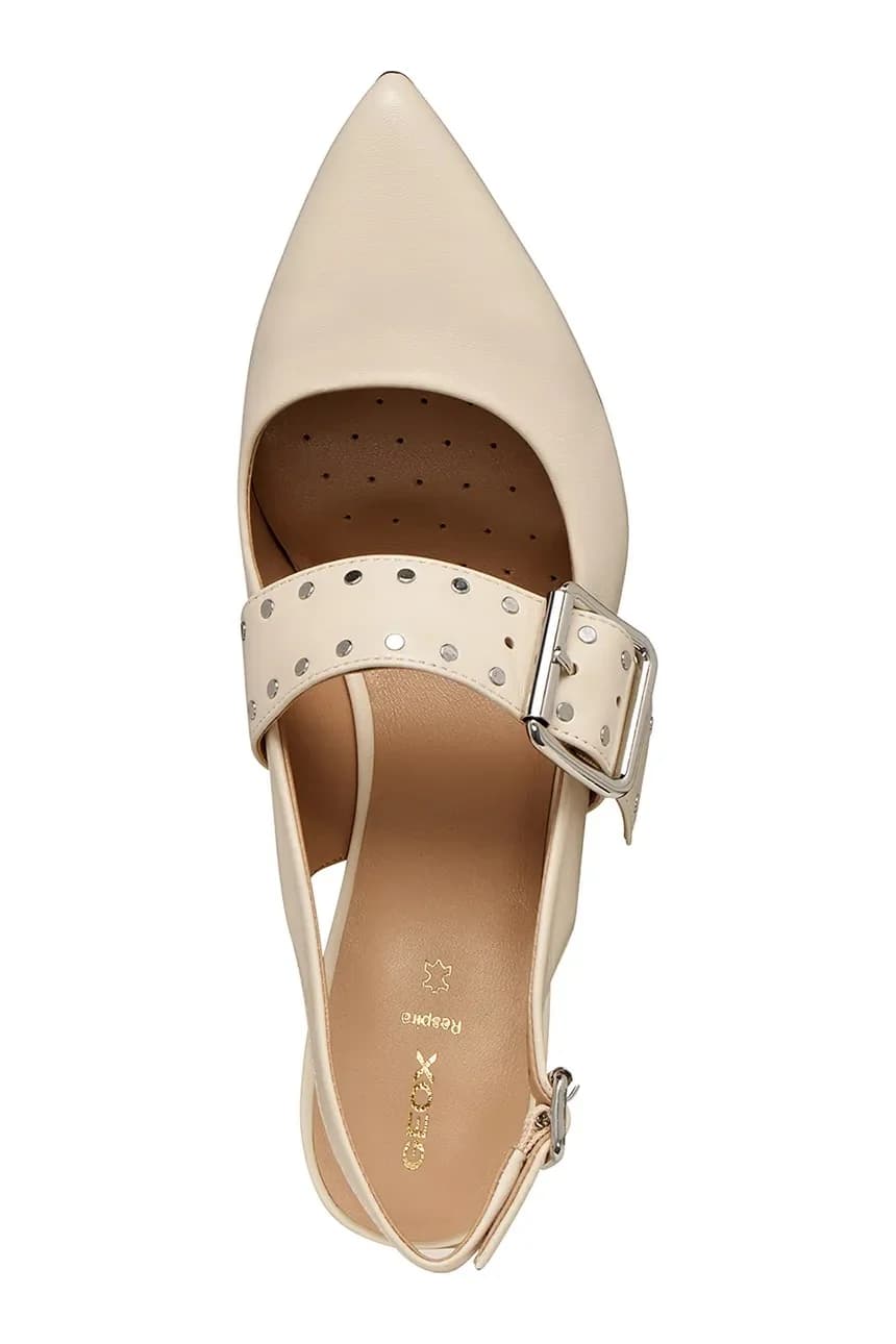 Кожаные туфли на высоком каблуке D KLEOPY - фото 5