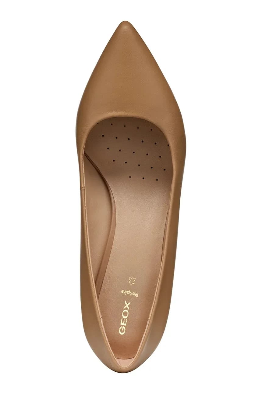 Кожаные туфли на высоком каблуке D KLEOPY - фото 5