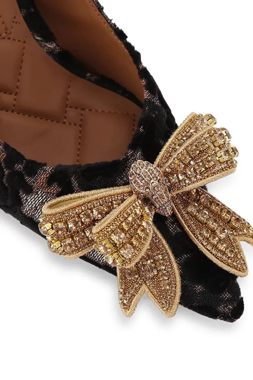 Туфли Belgravia на высоком каблуке с бантом - фото 3