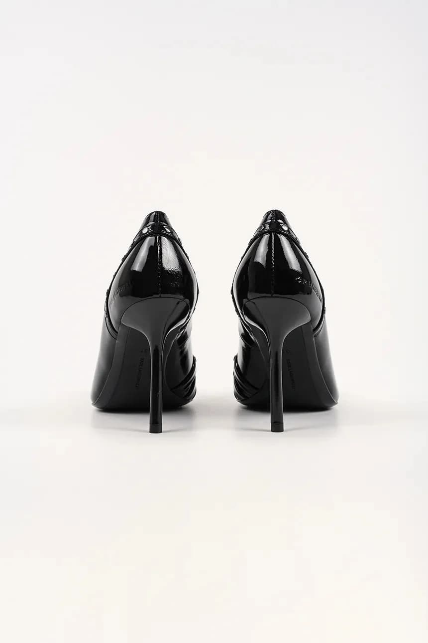 SARABANDE кожаные туфли на высоком каблуке - фото 3