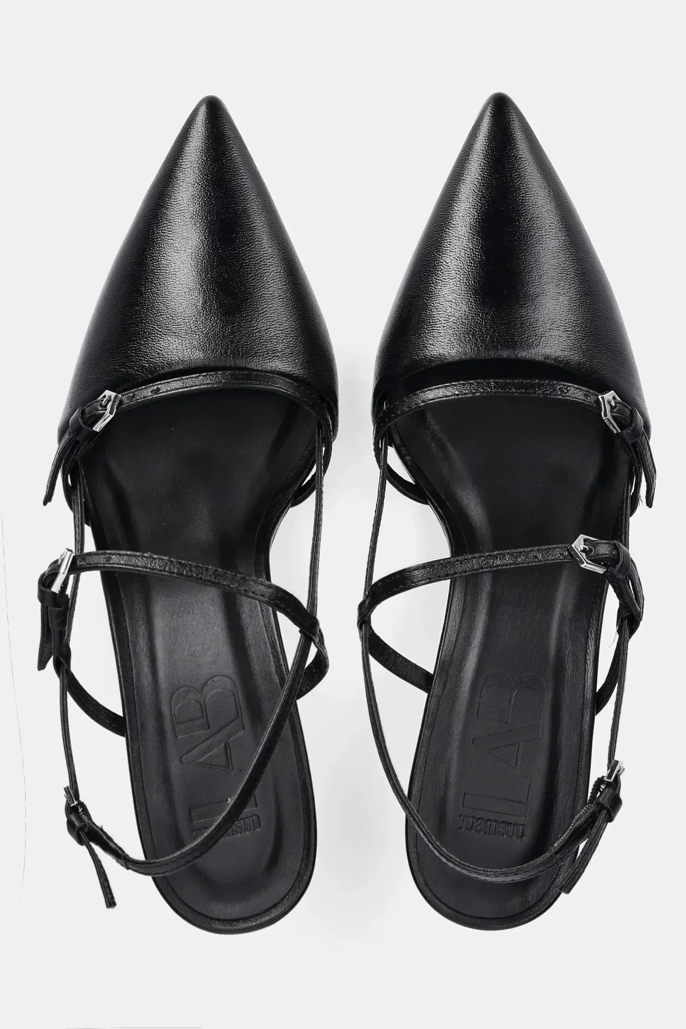 Кожаные туфли на высоком каблуке - фото 4