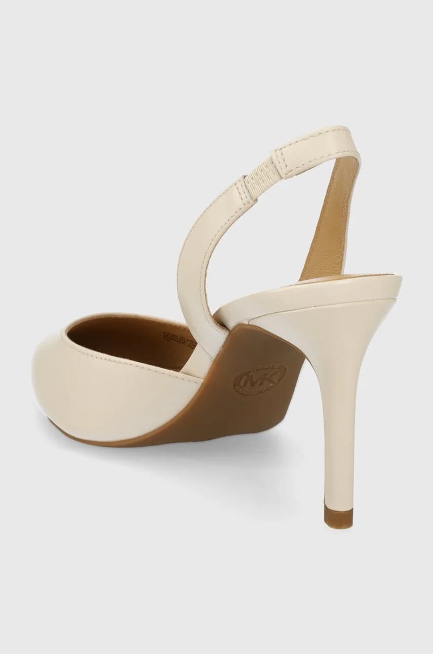 Alina кожаные туфли на высоком каблуке - фото 3