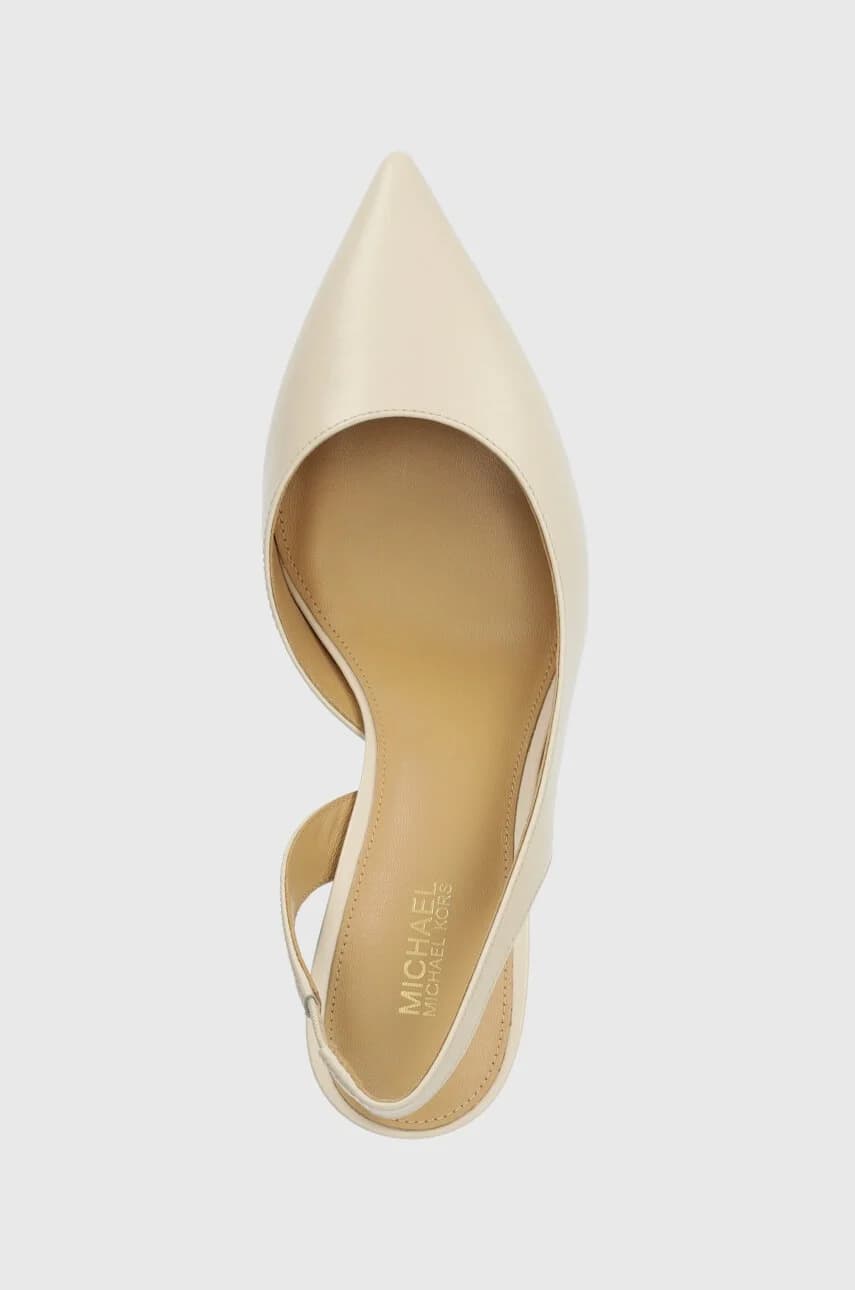 Alina кожаные туфли на высоком каблуке - фото 4