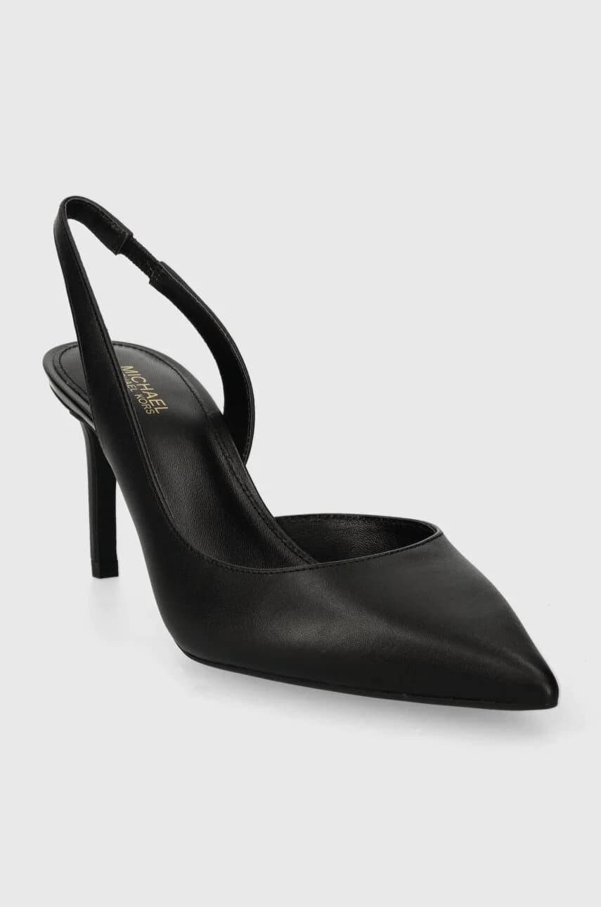 Alina кожаные туфли на высоком каблуке - фото 2