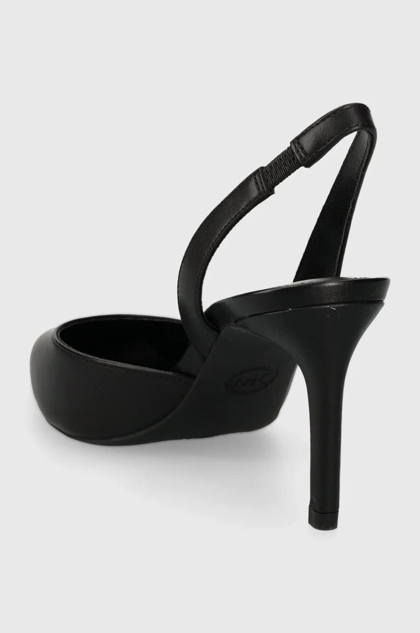 Alina кожаные туфли на высоком каблуке - фото 3