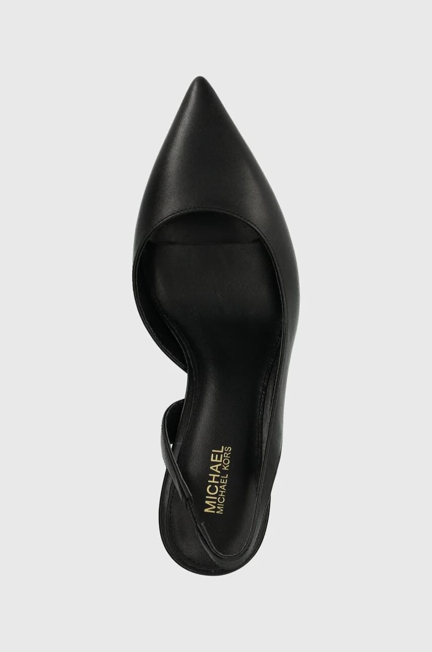 Alina кожаные туфли на высоком каблуке - фото 4