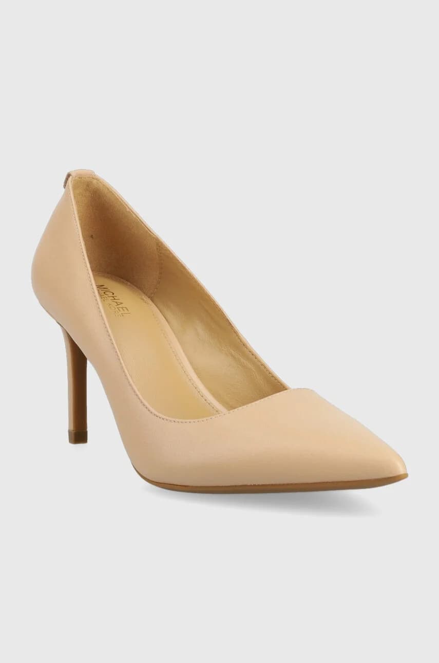 Alina кожаные туфли на высоком каблуке - фото 2