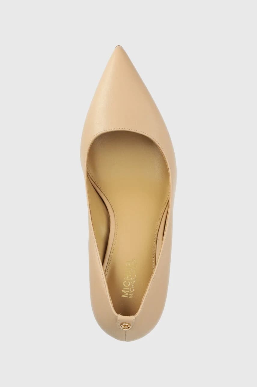 Alina кожаные туфли на высоком каблуке - фото 4