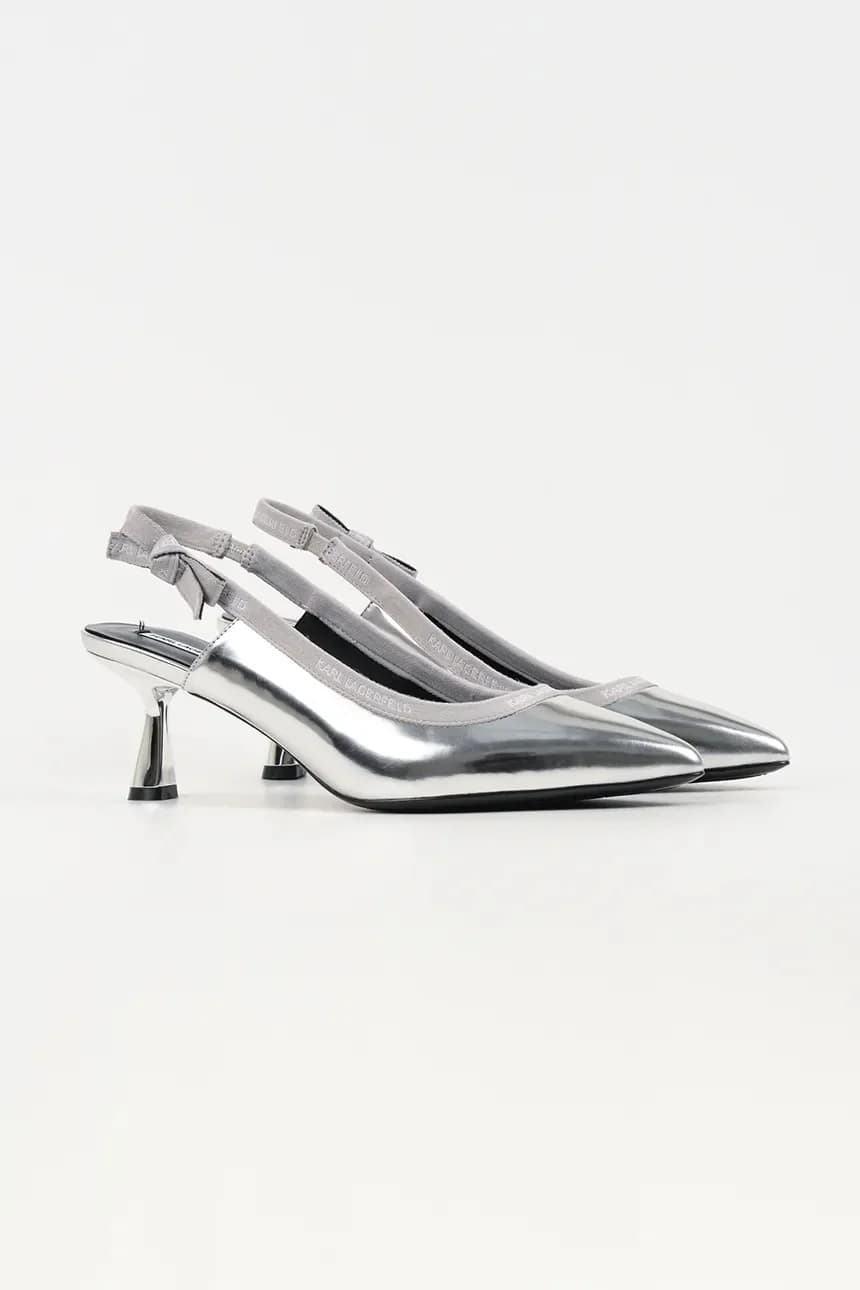 Кожаные туфли PANACHE на высоком каблуке - фото 2