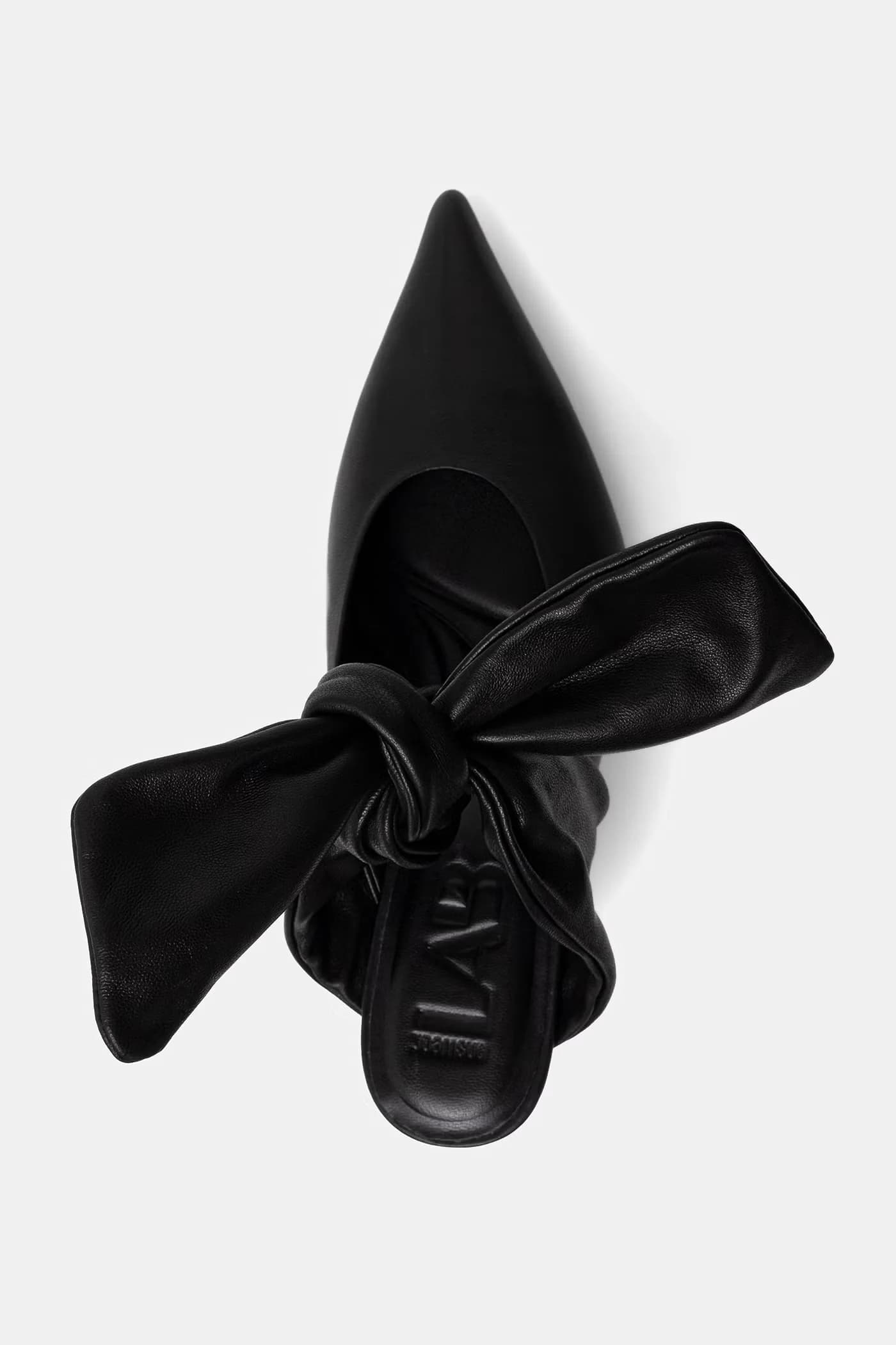 Кожаные туфли на высоком каблуке - фото 4