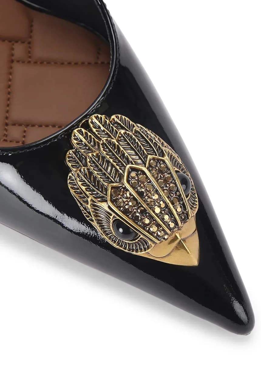 Кожаные туфли на высоком каблуке с ремешком Eagle Sling - фото 3