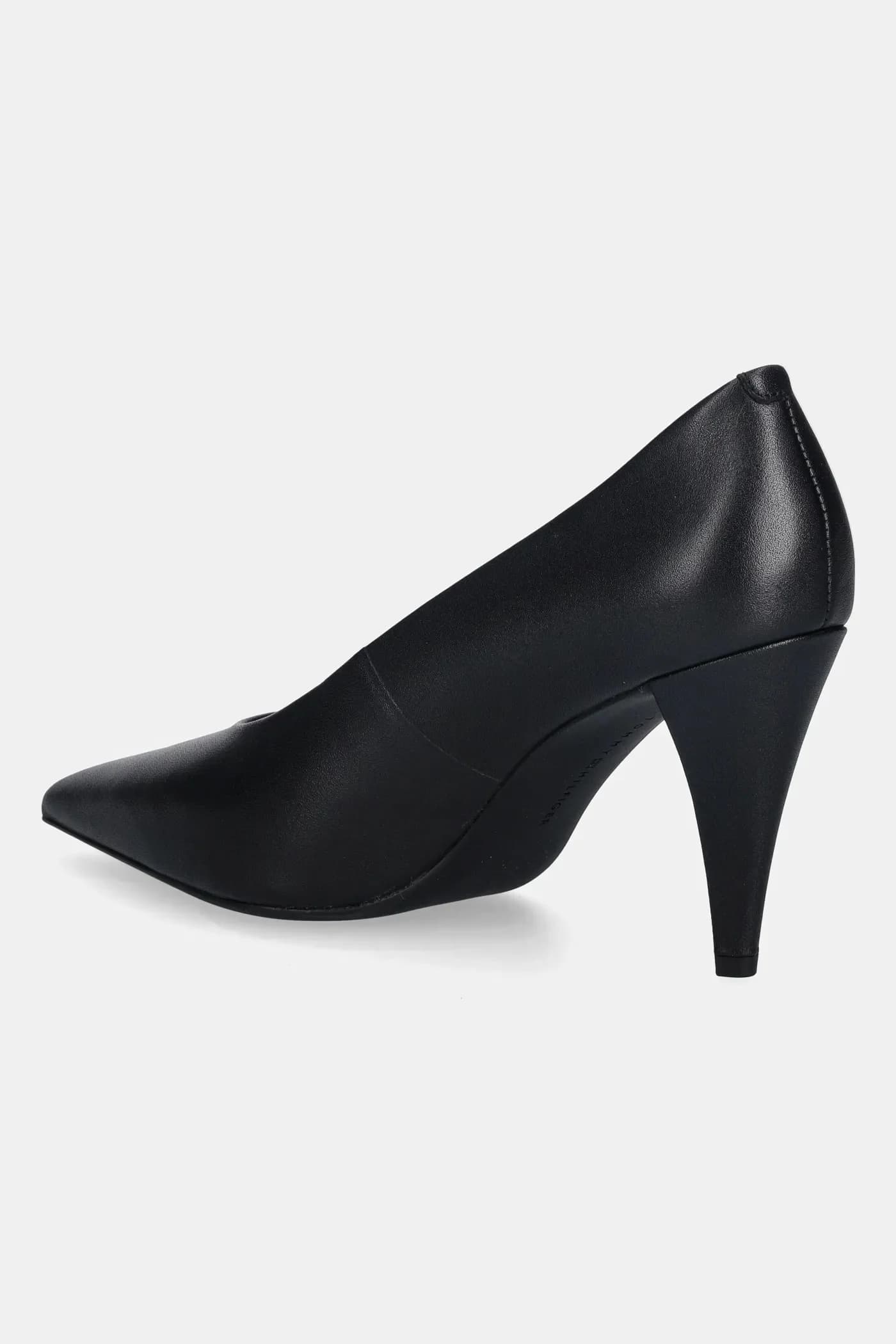 Кожаные туфли на высоком каблуке TH SMOOTH LEATHER PUMP - фото 3