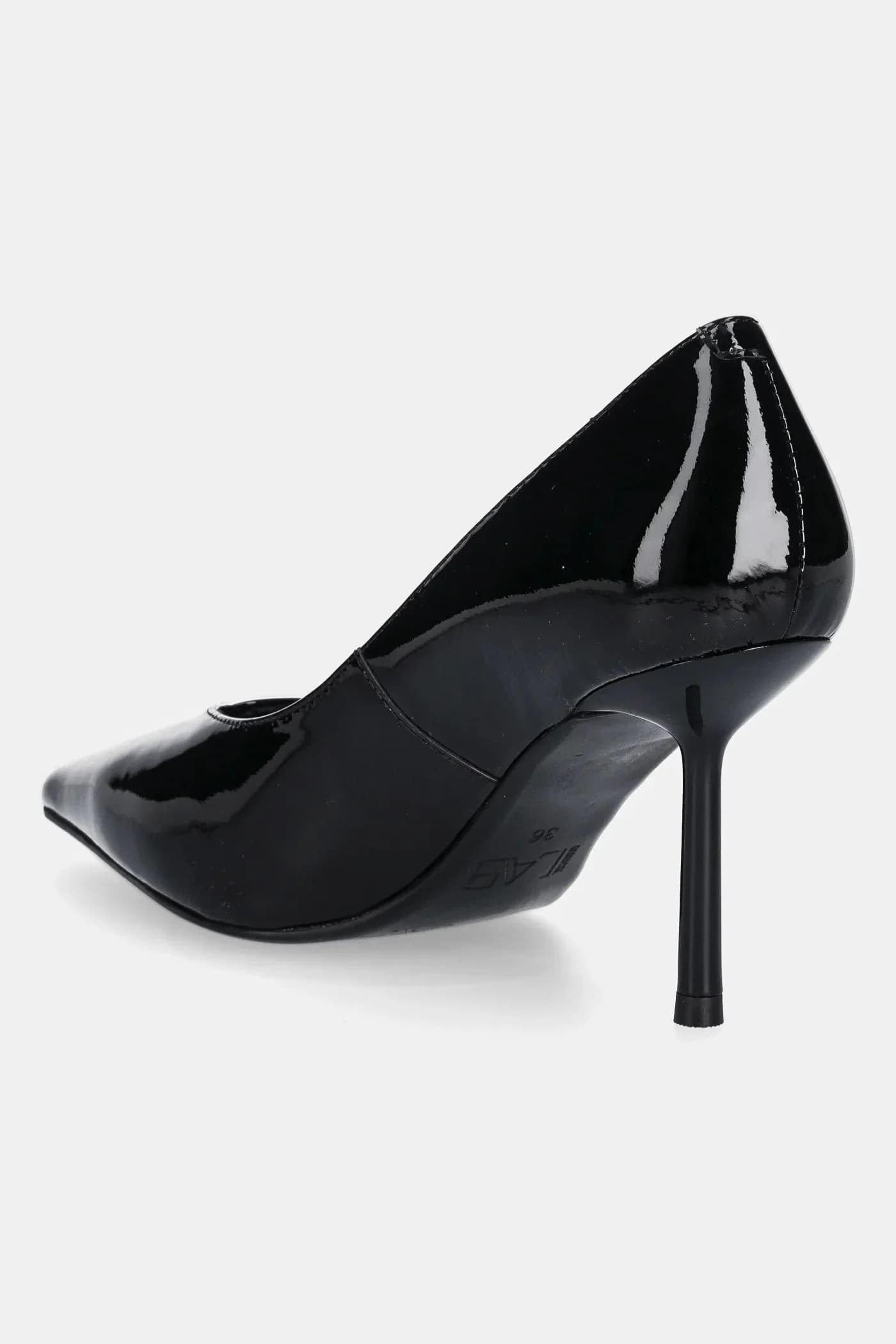 Кожаные туфли на высоком каблуке - фото 4