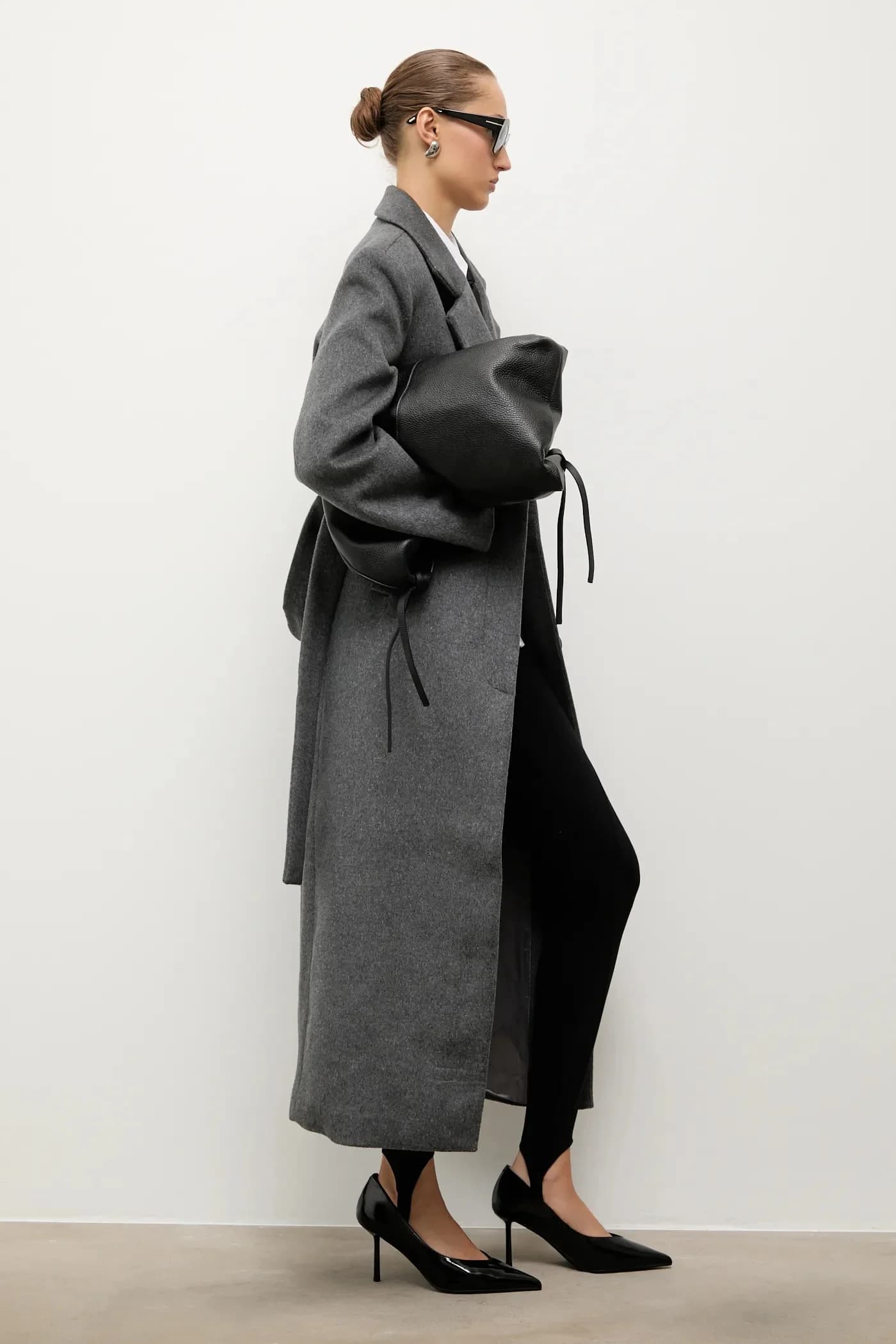 Кожаные туфли на высоком каблуке - фото 6