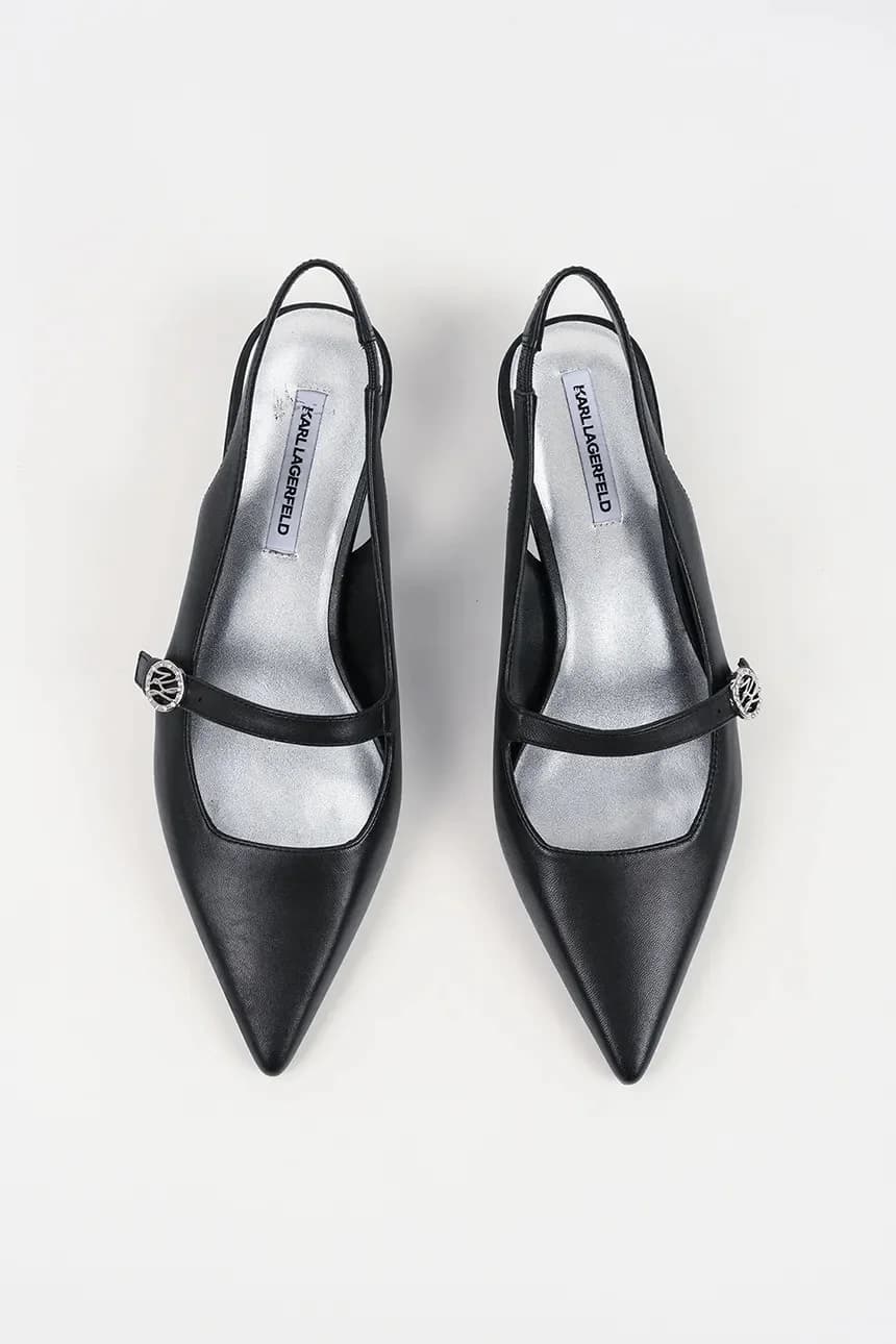 PASHA кожаные туфли на высоком каблуке - фото 4