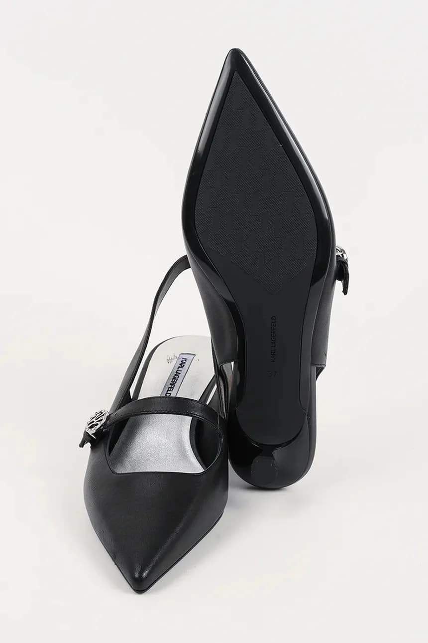 PASHA кожаные туфли на высоком каблуке - фото 5