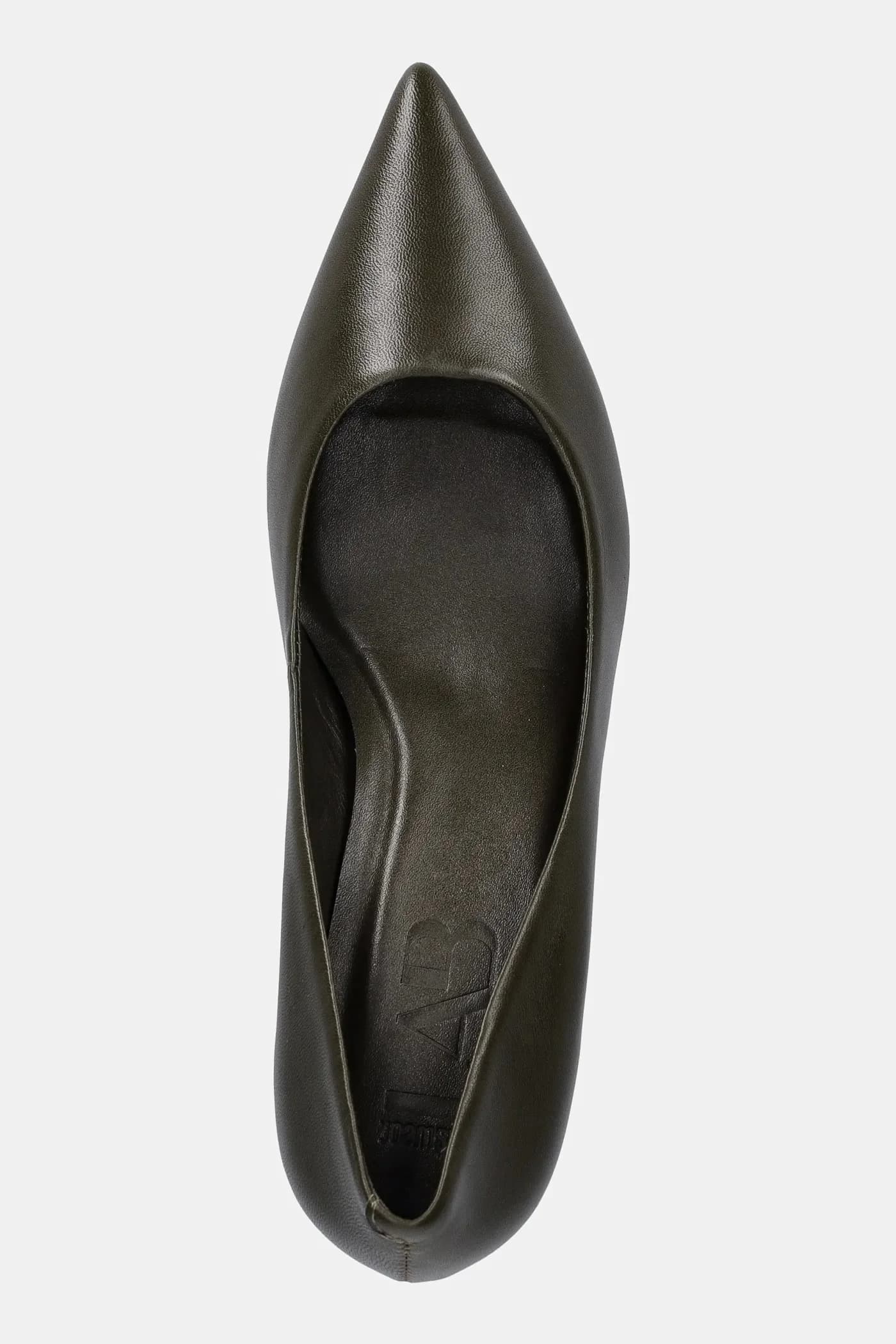 Кожаные туфли на высоком каблуке - фото 5