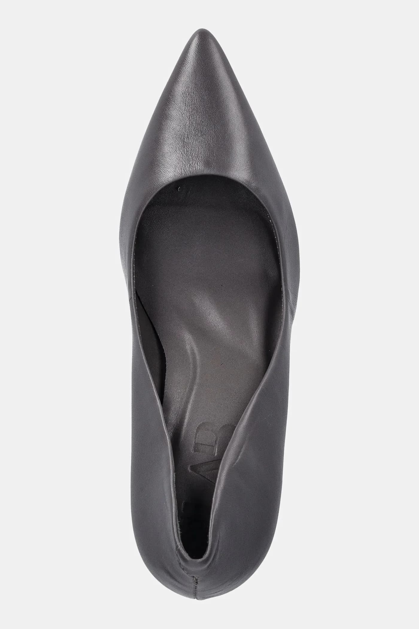 Кожаные туфли на высоком каблуке - фото 5