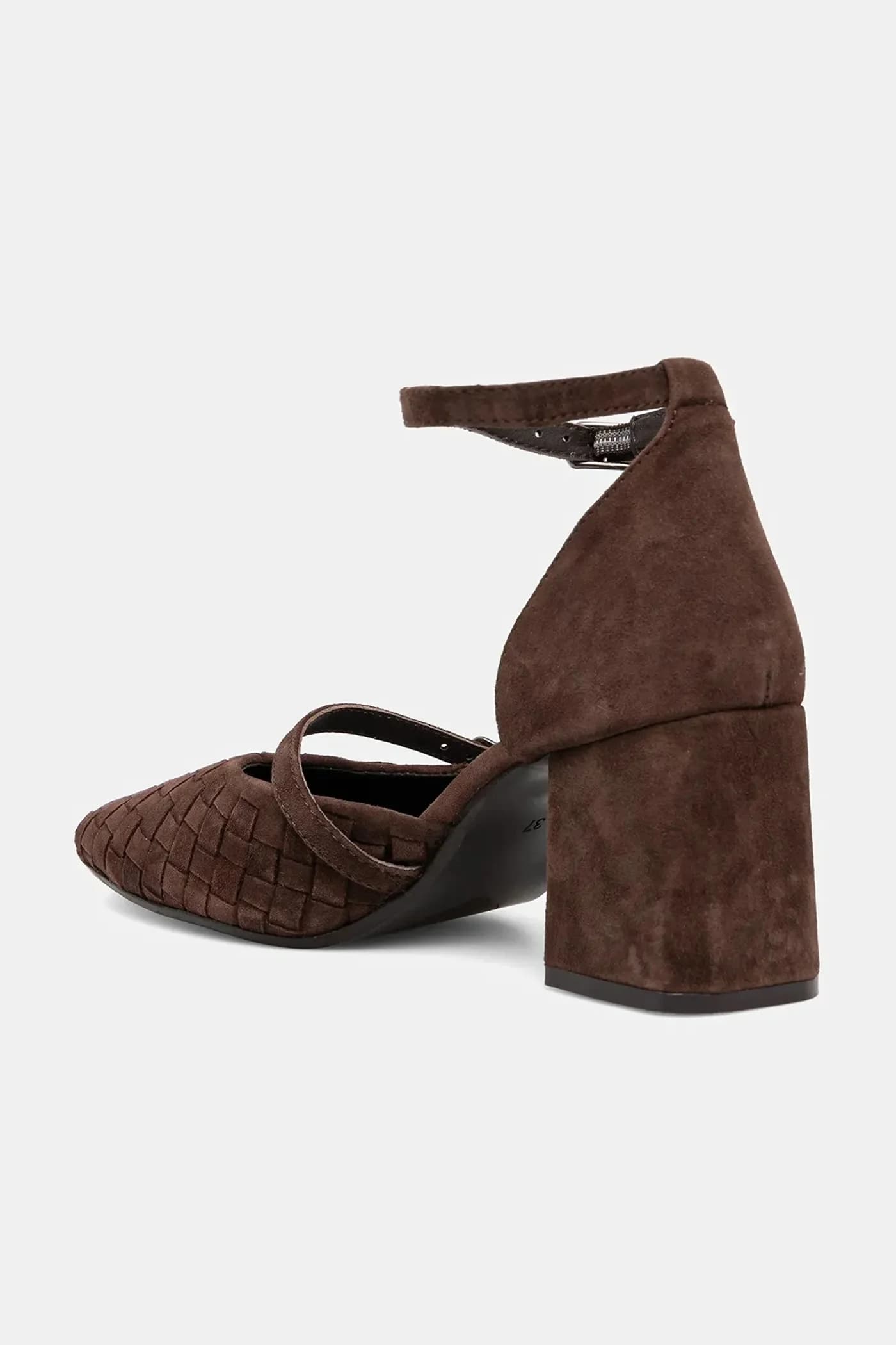 Замшевые туфли - фото 4