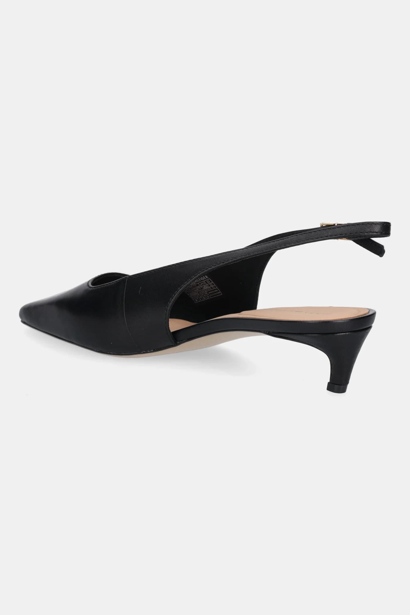 Кожаные туфли на высоком каблуке с квадратным носком KITTEN SLINGBACK - фото 3