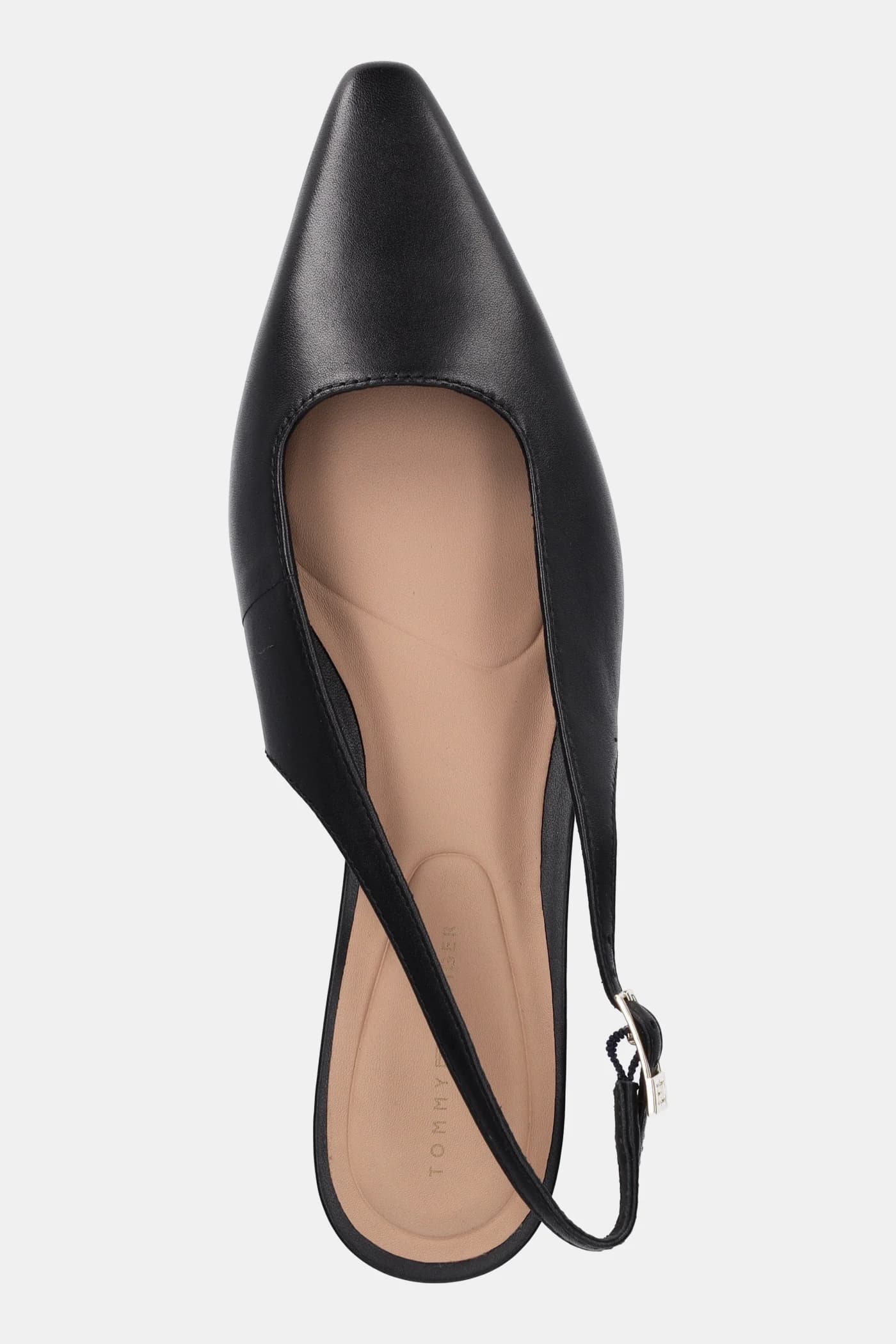 Кожаные туфли на высоком каблуке с квадратным носком KITTEN SLINGBACK - фото 4