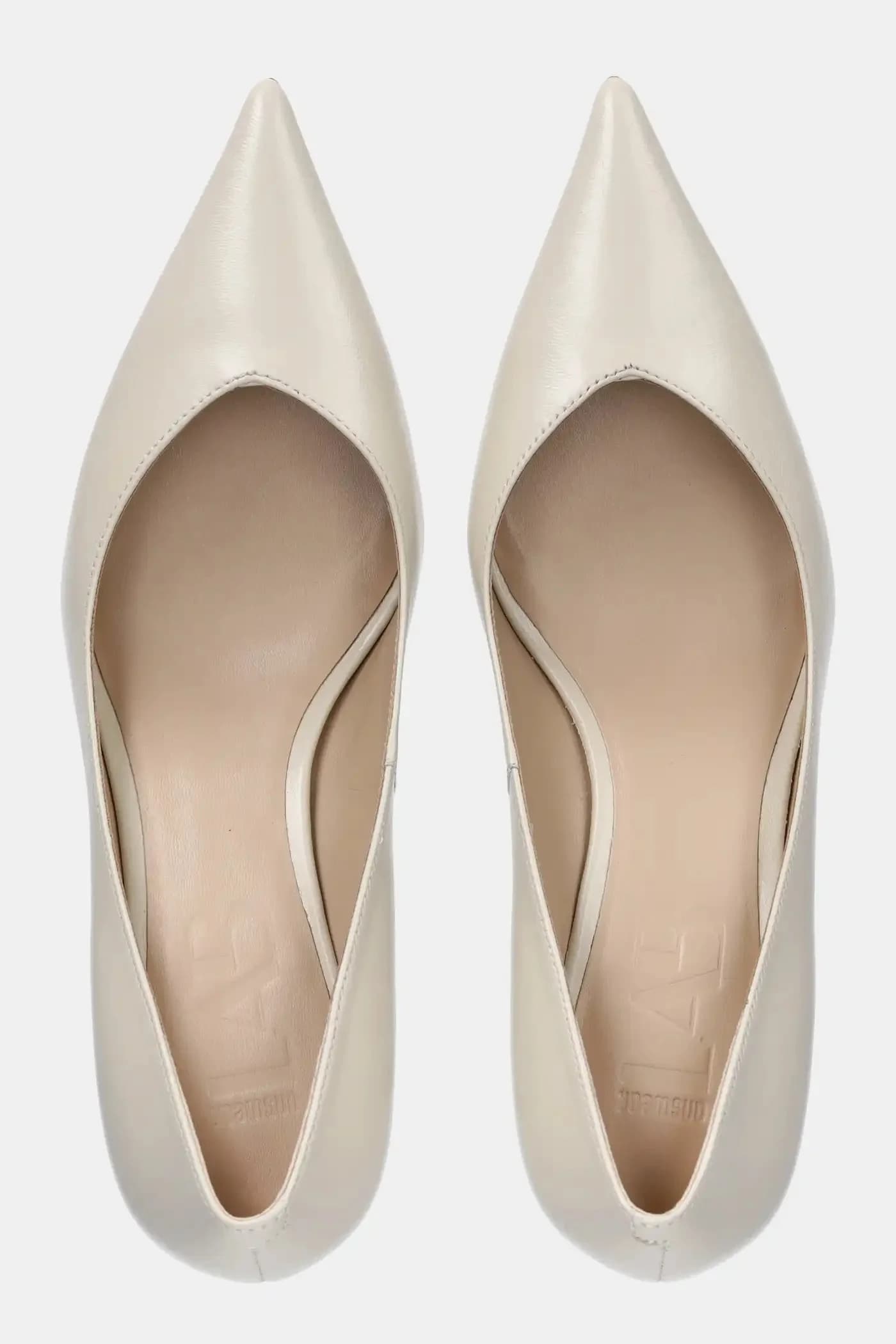 Кожаные туфли на высоком каблуке - фото 5